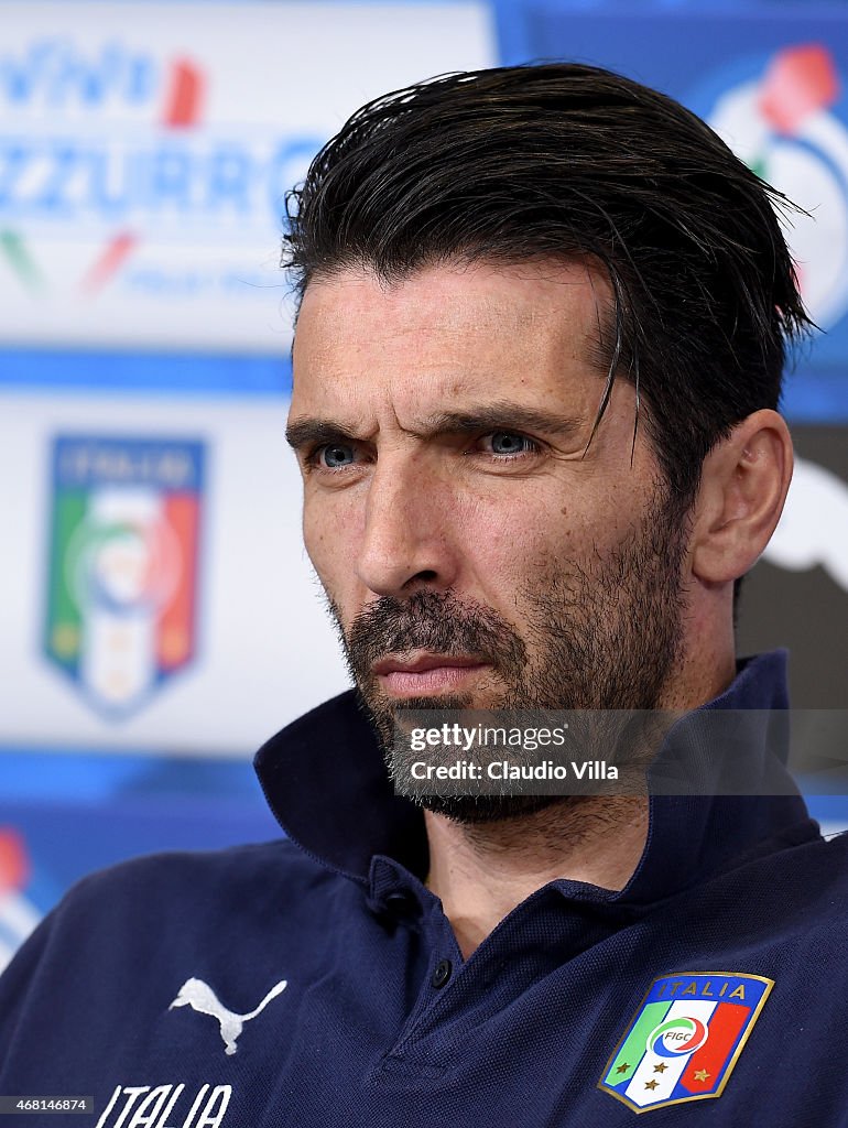 Italy Training Session And Press Conference