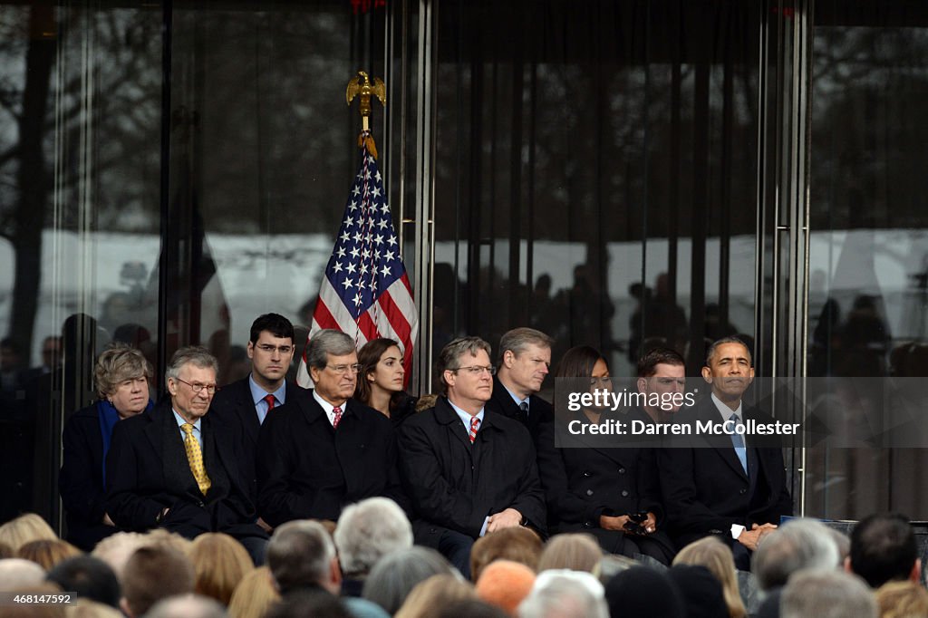 The Edward Kennedy Institute Holds Dedication Ceremony