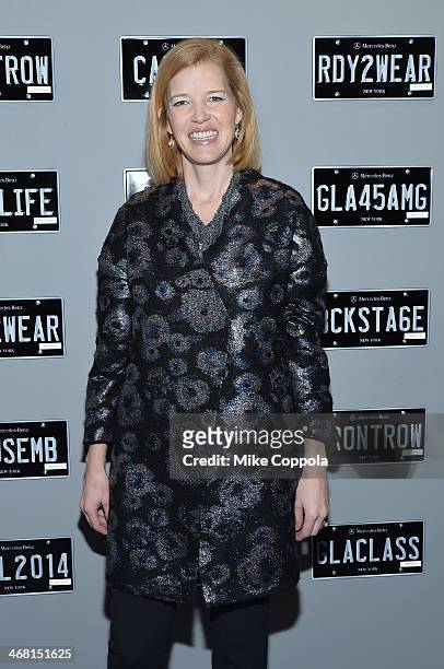 Designer Lela Rose attends the Mercedes-Benz Star Lounge during Mercedes-Benz Fashion Week Fall 2014 at Lincoln Center on February 9, 2014 in New...