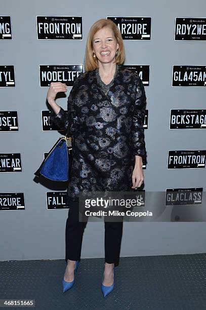 Designer Lela Rose attends the Mercedes-Benz Star Lounge during Mercedes-Benz Fashion Week Fall 2014 at Lincoln Center on February 9, 2014 in New...