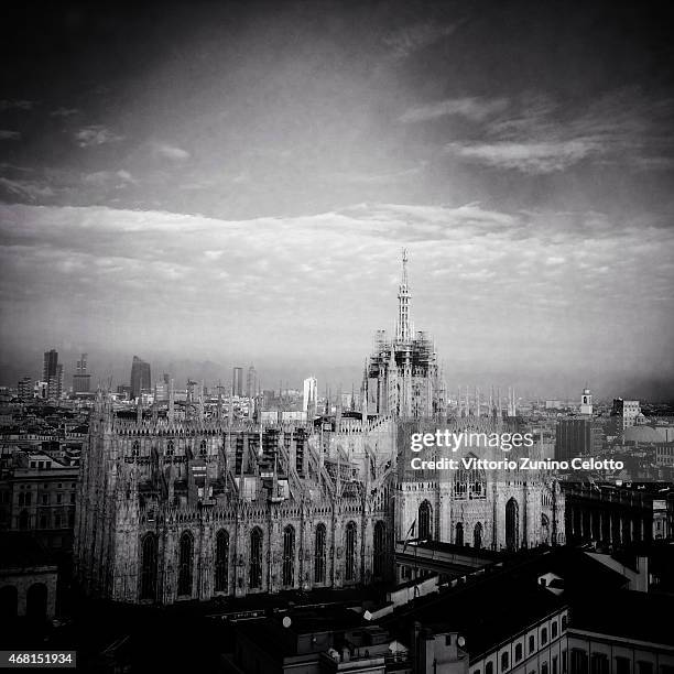 General view of the Duomo on November 20, 2014 in Milan, Italy. Milan was named as the 2015 Universal Exposition hosting city. It will run from May 1...