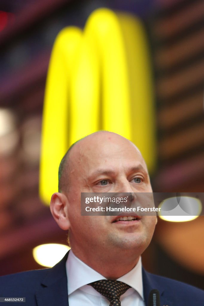McDonald's Flagship Restaurant Re-Opening In Frankfurt/Main
