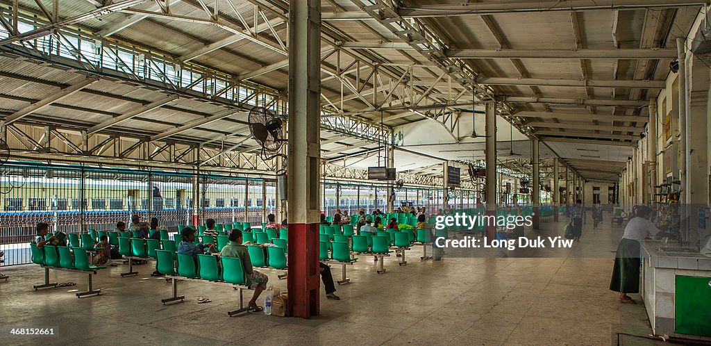 Yangon train station