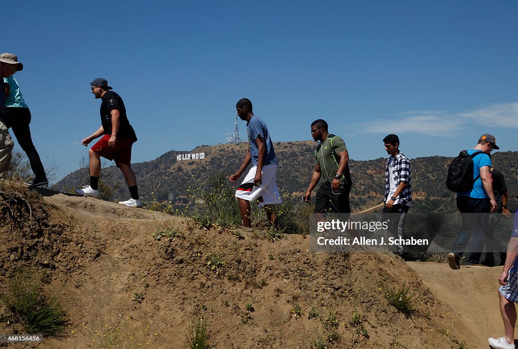 Hollywood Sign Draws Many Tourists