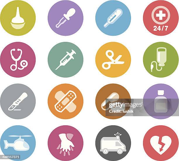 ilustraciones, imágenes clip art, dibujos animados e iconos de stock de equipos médicos/wheelico iconos - reanimación cardiopulmonar