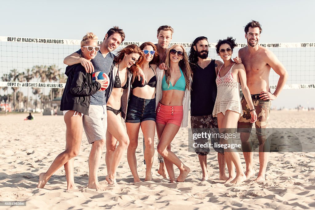 Beach volleyball team