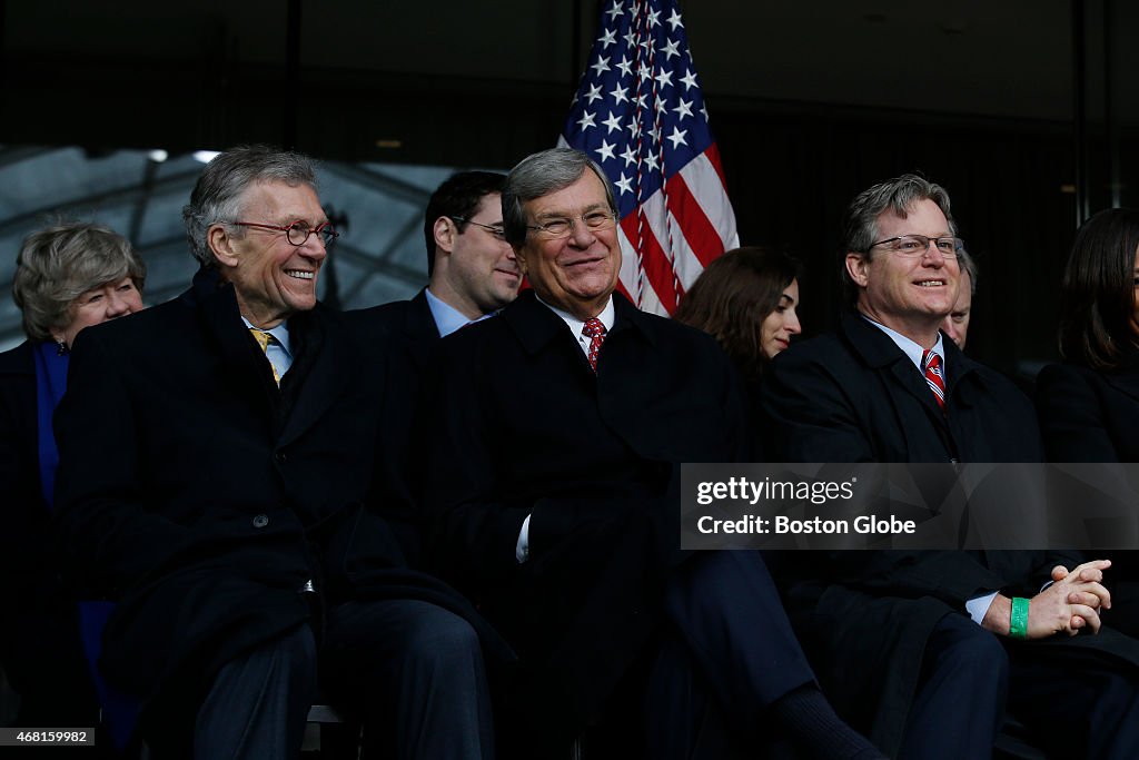 Top Politicians Take Part In Kennedy Institute Dedication