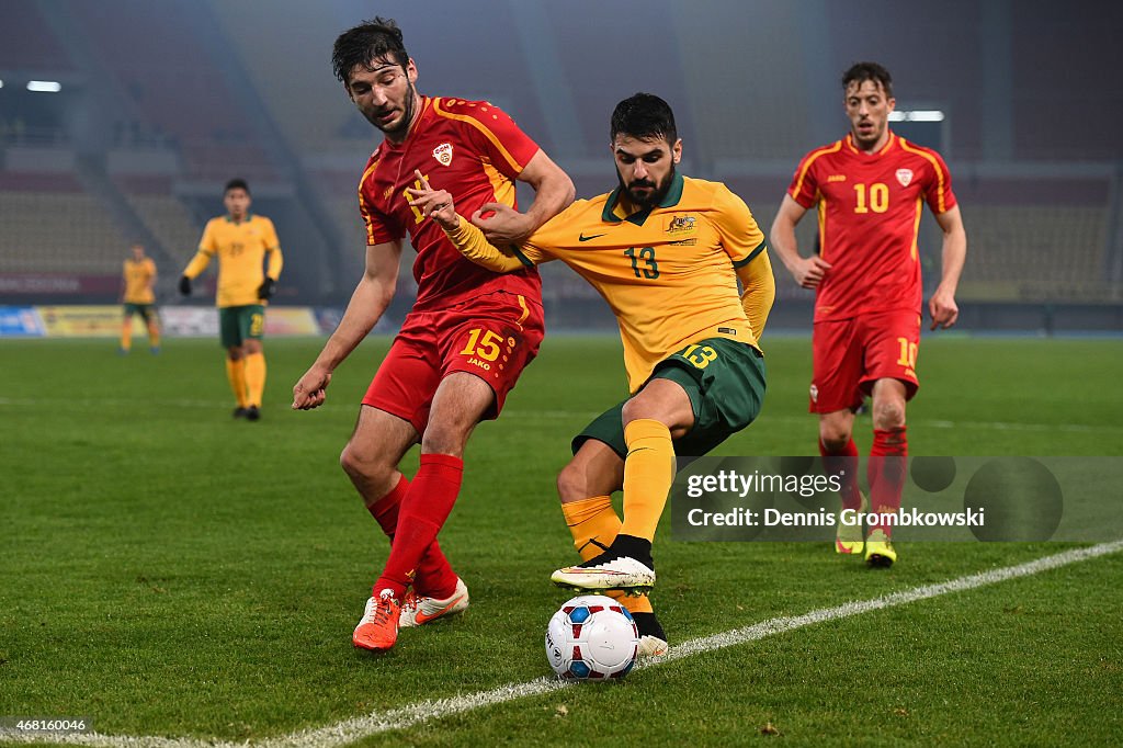 Macedonia v Australia - International Friendly