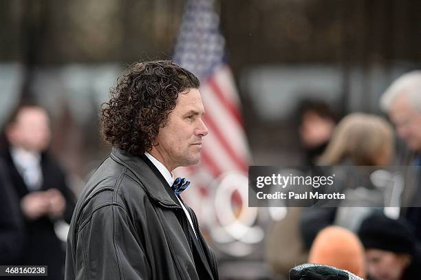 Carlos Arredondo attends the Dedication Ceremony at the Edward M. Kennedy Institute for the United States Senate on March 30, 2015 in Boston,...