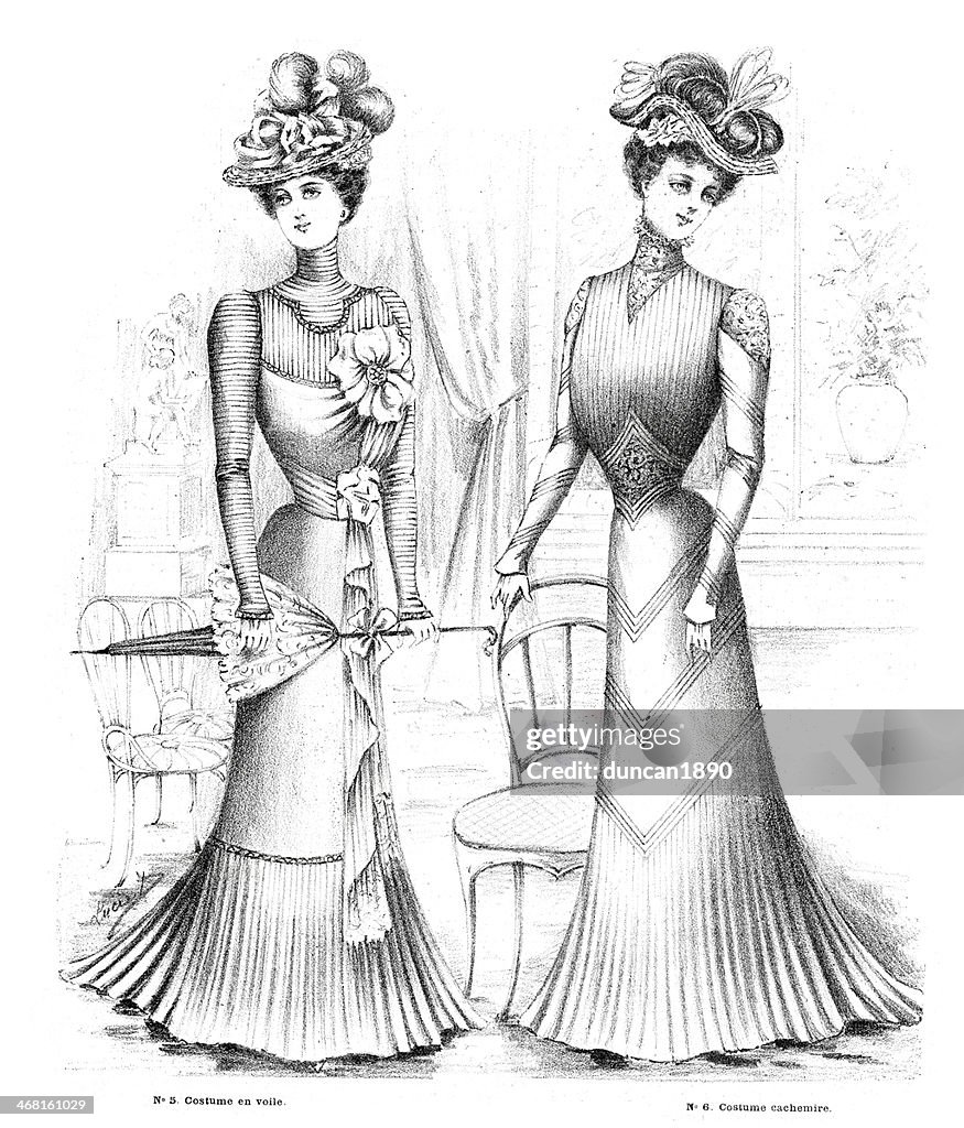 French Womens Fashion 1900