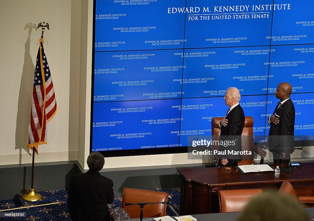 Edward M. Kennedy Institute for the US Senate Chamber Dedication Ceremony