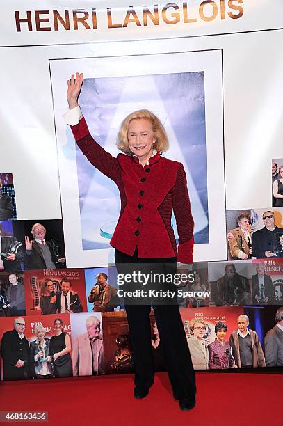 Brigitte Fossey attends the Henri Langlois 10th Annual Award Ceremony at UNESCO on March 30, 2015 in Paris, France.
