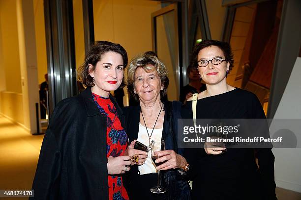 Constance Guisset and guests attend 'Les Clefs d'Une Passion' Exhibition Preview Diner at Fondation Louis Vuitton on March 29, 2015 in Paris, France.