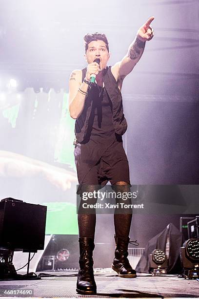 Danny O'Donoghue of The Script performs in concert at Sant Jordi Club on March 30, 2015 in Barcelona, Spain.