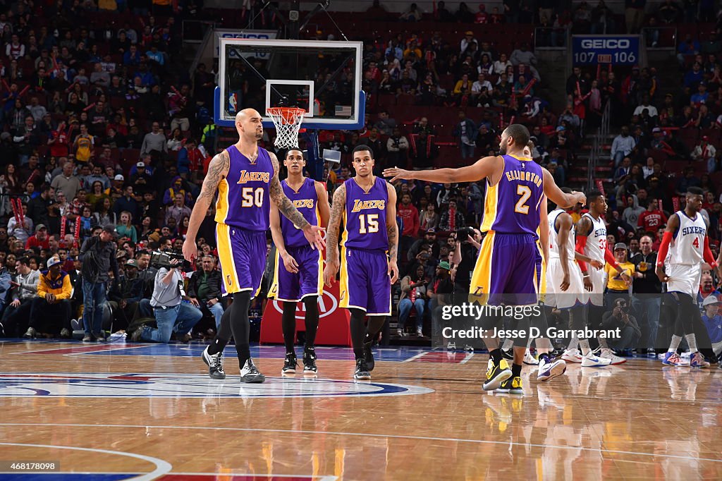 Philadelphia 76ers V Los Angeles Lakers