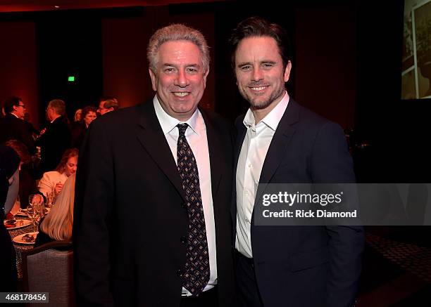 Ken Levitan and Charles Esten attend the T.J. Martell Foundation's 7th Annual Nashville Honors Gala at Omni Hotel Downtown on March 30, 2015 in...