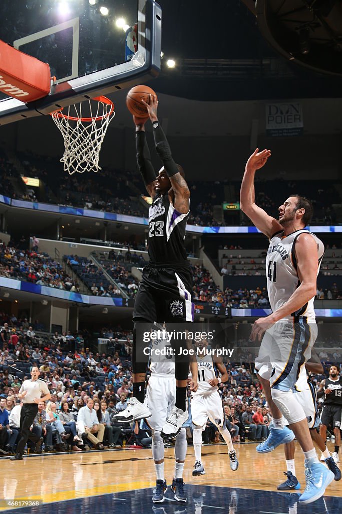 Sacramento Kings v Memphis Grizzlies