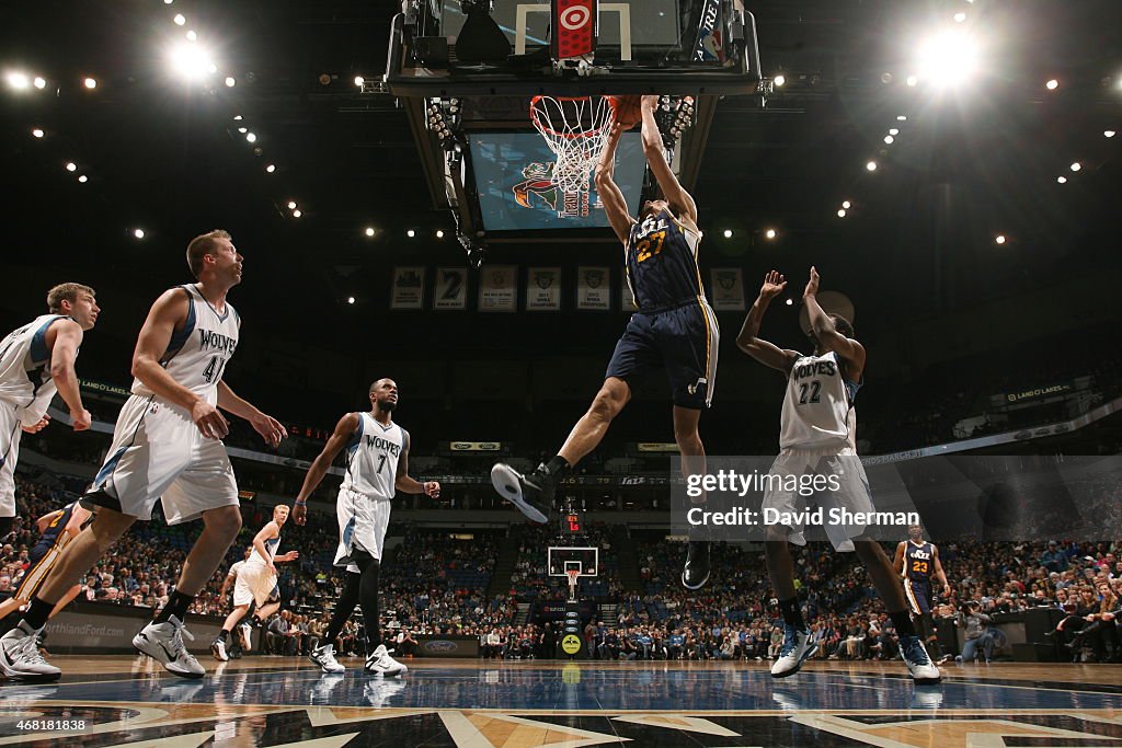 Utah Jazz v Minnesota Timberwolves