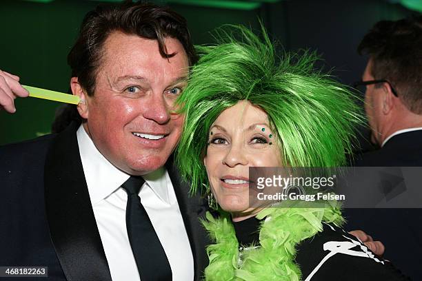 Garry Kief President of Stiletto Entertainment and Terri Ketover 100 Women Award for 2014 Honoree attends the 20th Annual Steve Chase Humanitarian...