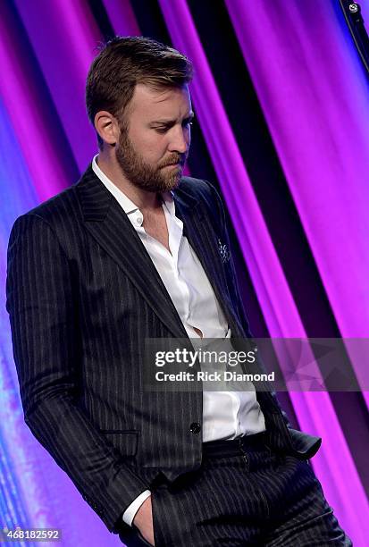 Charles Kelley of Lady Antebellum performs at the T.J. Martell Foundation's 7th Annual Nashville Honors Gala at Omni Hotel Downtown on March 30, 2015...