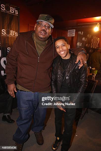 Big Kap and Devon attend S.O.B.'s on March 29, 2015 in New York City.