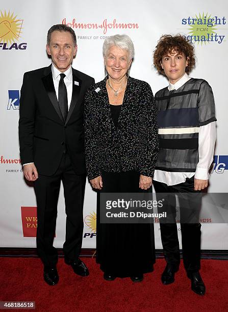 National Executive Director Jody M. Huckaby, National PFLAG President Jean Hodges, and producer Jill Soloway attend the 7th Annual PFLAG National...