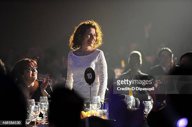 Author Leslea Newman attends the 7th Annual PFLAG National Straight For Equality Awards Gala at The New York Marriott Marquis on March 30, 2015 in...