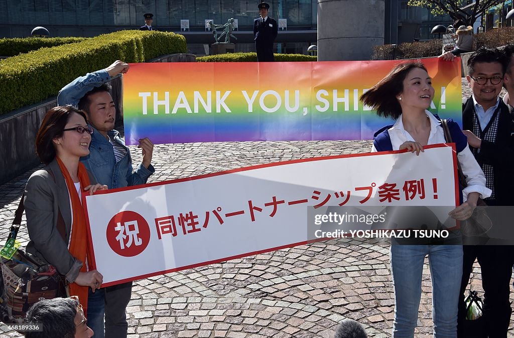 JAPAN-GAY-MARRIAGE