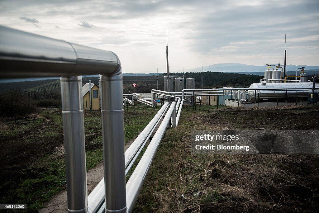 Oil Pumping Site Operated By MOL Hungarian Oil & Gas Plc