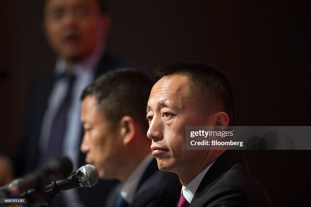 China Vanke Co. President Yu Liang Attends Earnings News Conference