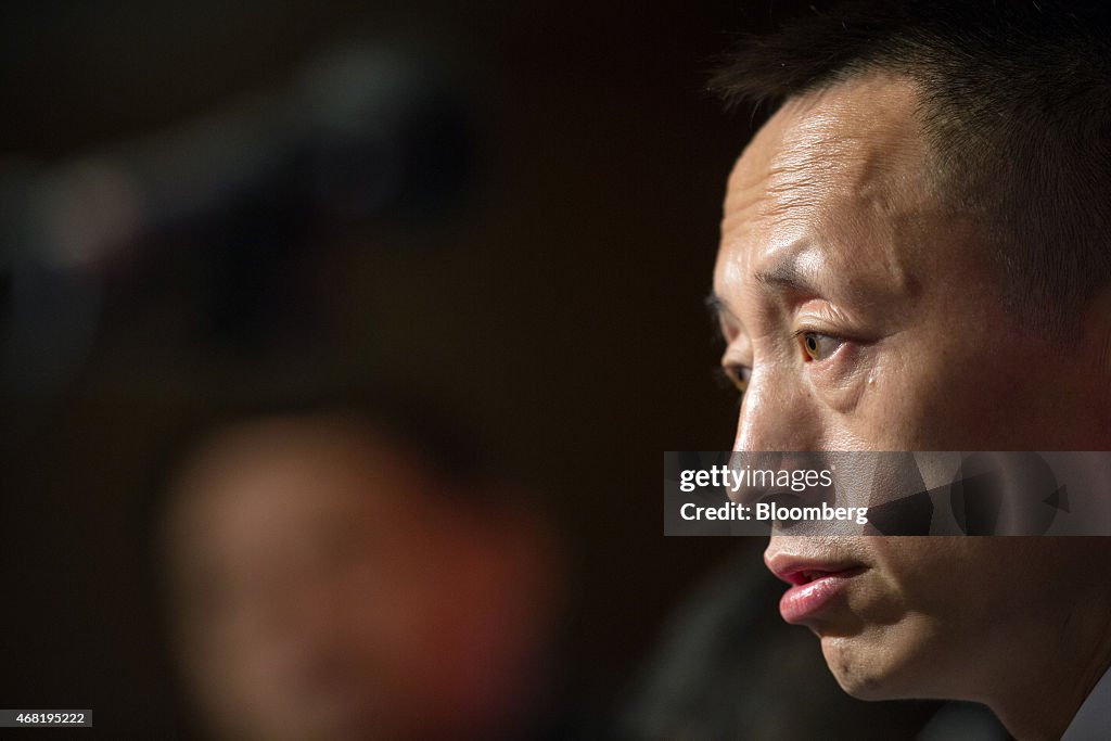 China Vanke Co. President Yu Liang Attends Earnings News Conference