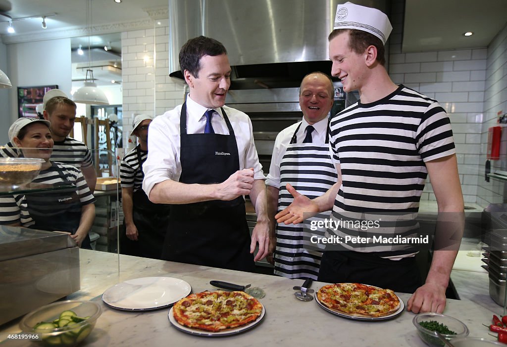 Conservative George Osborne Campaigns In Hove