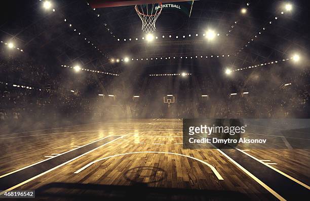 basketball arena - basketball stockfoto's en -beelden