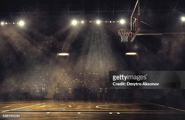 basketball arena - basket ball foto e immagini stock