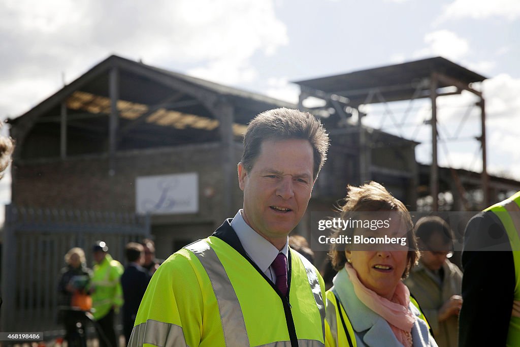 U.K. Liberal Democrat Leader Nick Clegg Visits Watford Health Campus