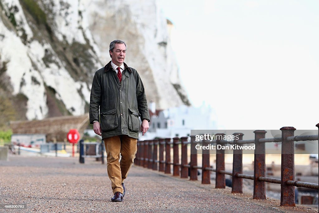 Nigel Farage Campaigning In Dover