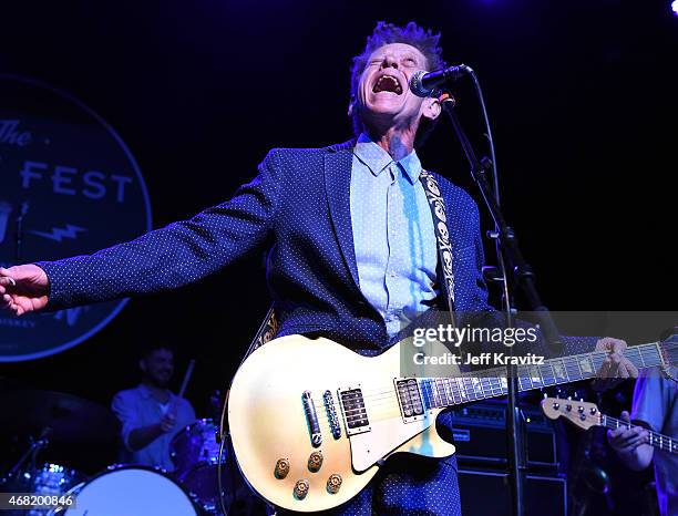 Blondie Chaplin performs onstage at Brian Fest: A Night To Celebrate The Music Of Brian Wilson at The Fonda Theatre on March 30, 2015 in Los Angeles,...