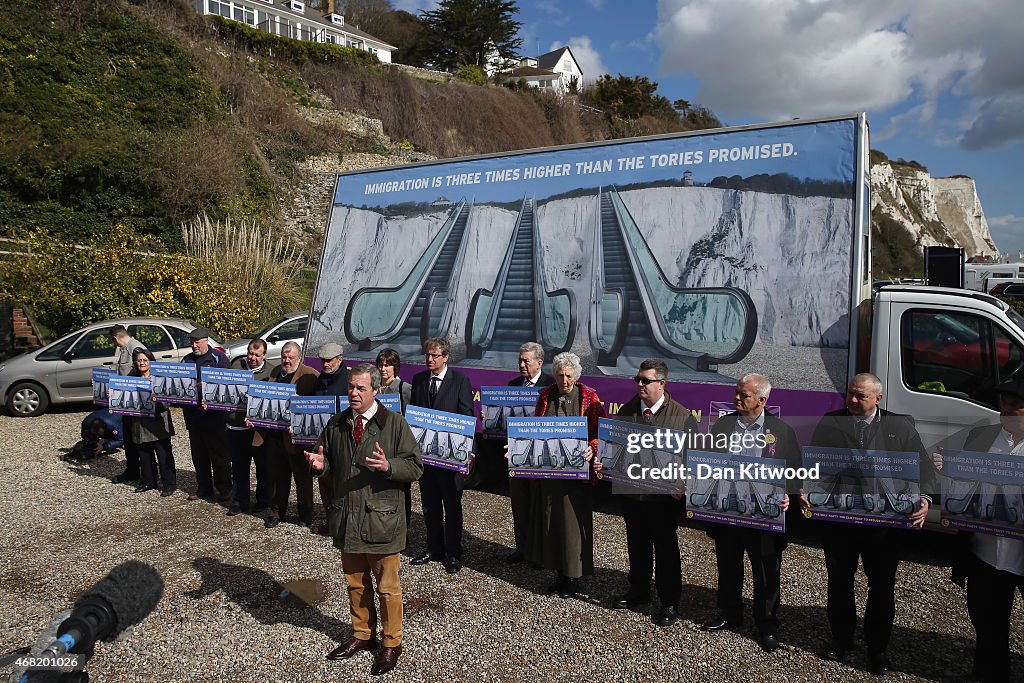 Nigel Farage Campaigning In Dover