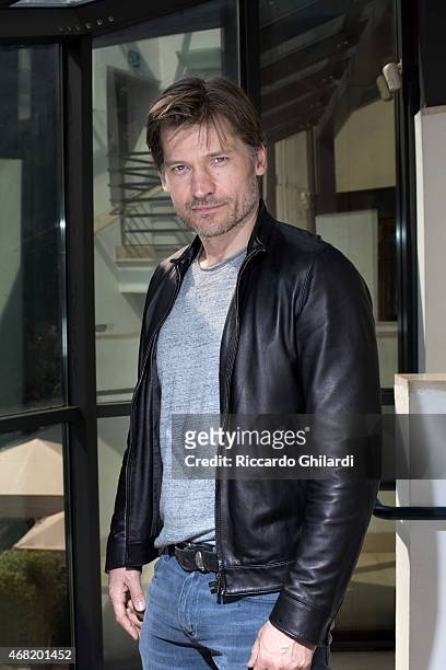 Actor Nikolaj Coster-Waldau is photographed for Self Assignment on March 20, 2015 in Rome, Italy.