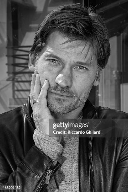 Actor Nikolaj Coster-Waldau is photographed for Self Assignment on March 20, 2015 in Rome, Italy.