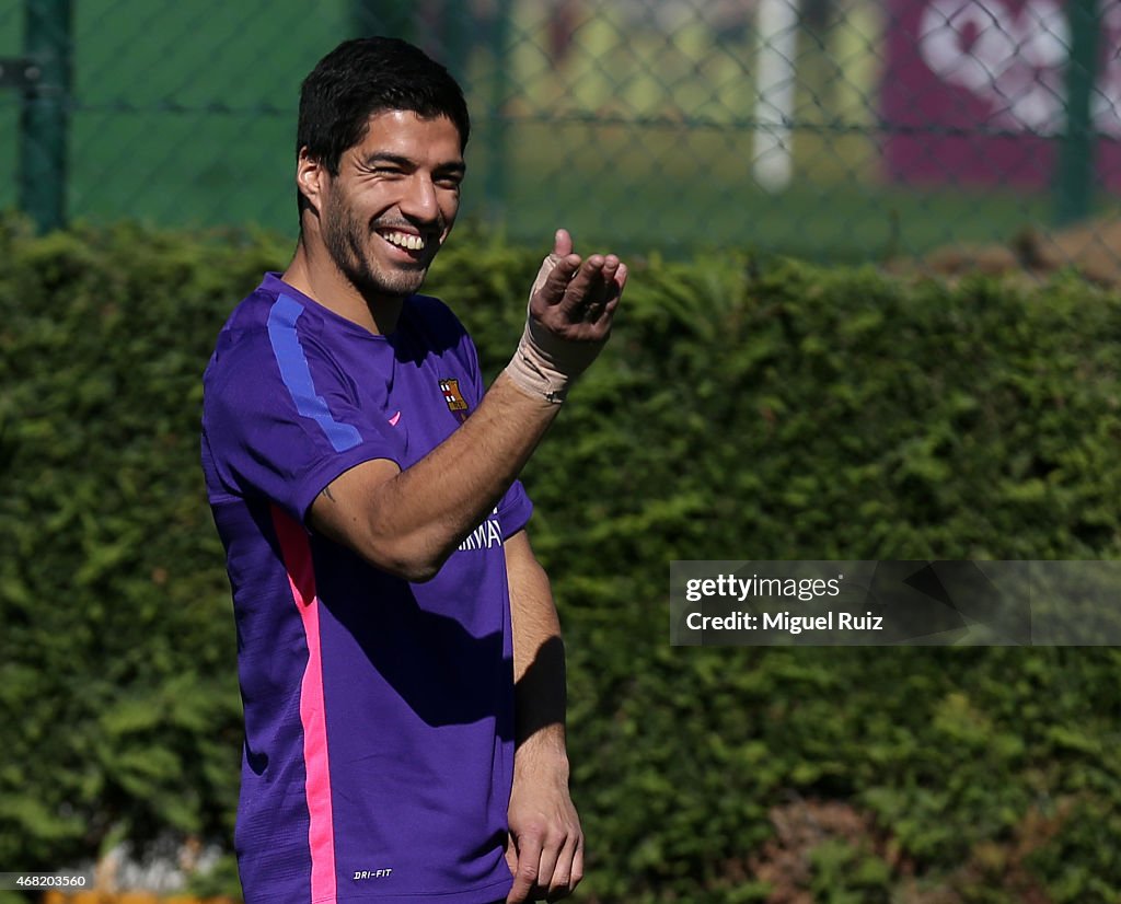 FC Barcelona Training Session