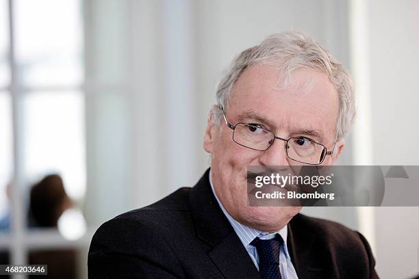 Jean-Bernard Levy, chief executive officer of Electricite de France SA , looks on as he attends an energy conference in Paris, France, on Tuesday,...