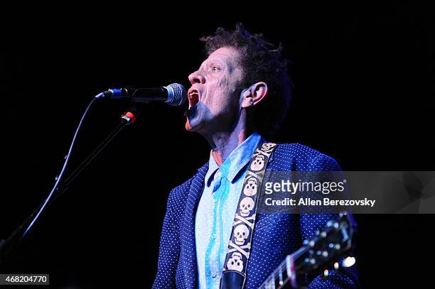 Musician Blondie Chaplin performs onstage during Brian Fest: A Night to Celebrate the Music of Brian Wilson at Fonda Theater on March 30, 2015 in Los...