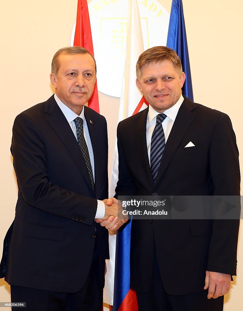 Turkish President Recep Tayyip Erdogan visits Slovakia