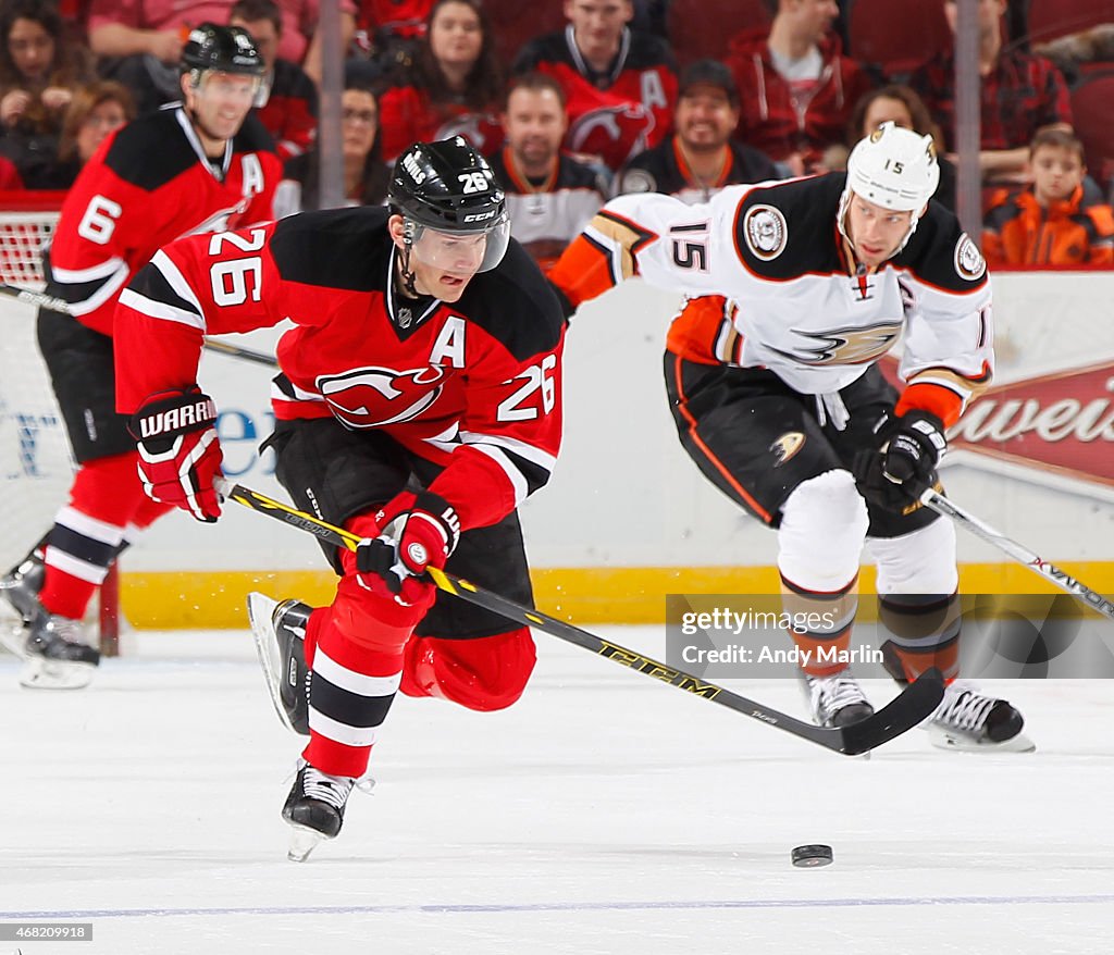 Anaheim Ducks v New Jersey Devils