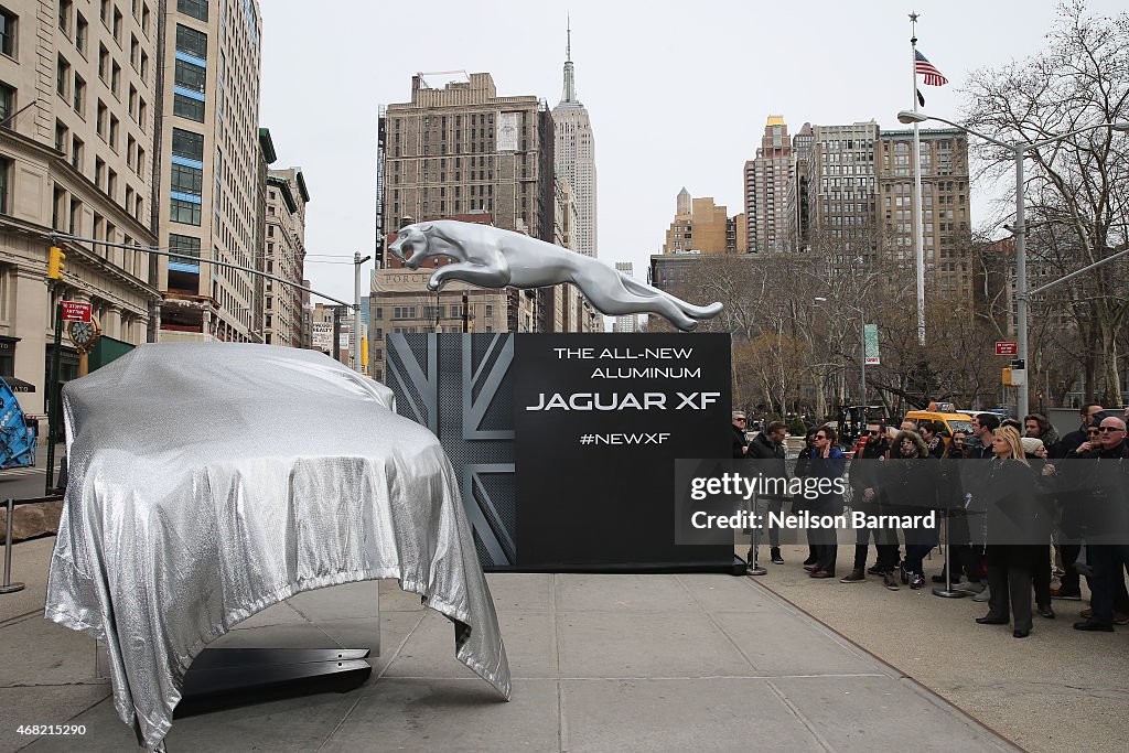Jaguar Reveals All-New All-Aluminum XF In Flatiron District Of New York City