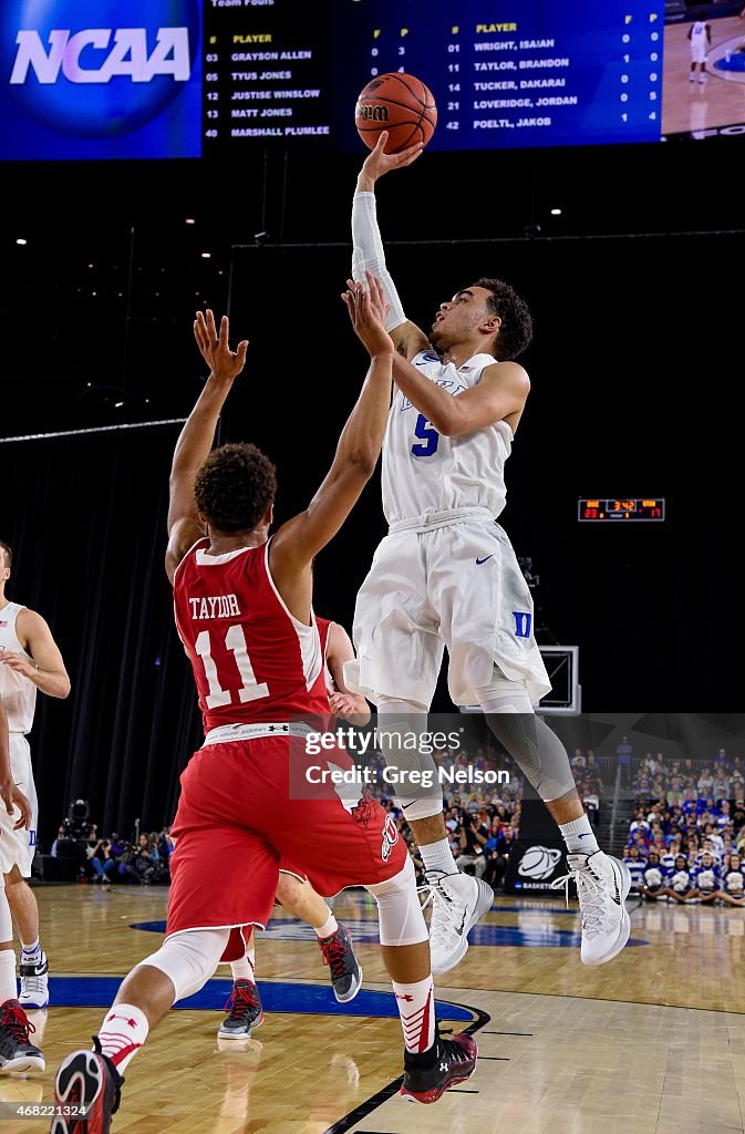 University of Utah vs Duke University, 2015 NCAA South Regional Semifinals