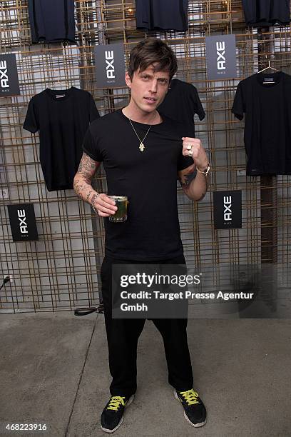 Carl Jakob Haupt attends the Axe Black Shirt Release Party on March 31, 2015 in Berlin, Germany.