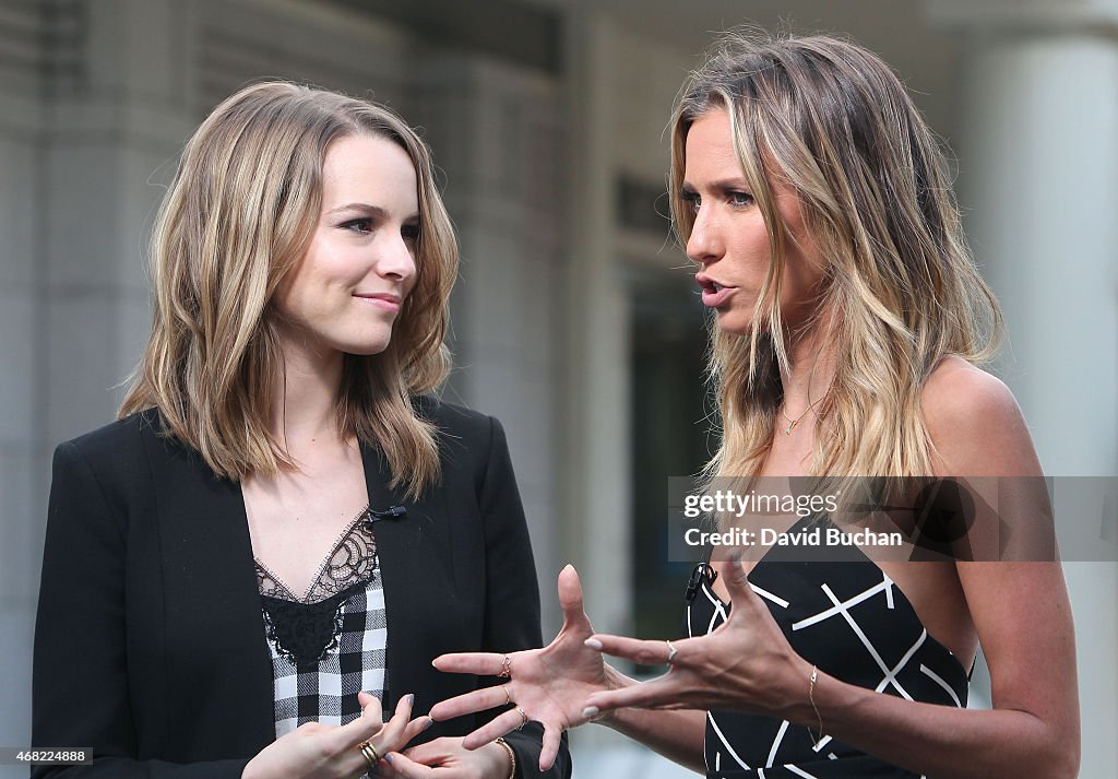 Extra Interviews Bridgit Mendler At Westfield Century City