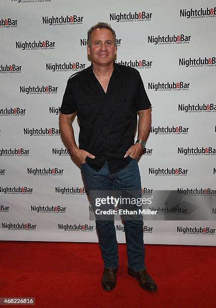 Actor Ethan Wayne attends the 30th annual Nightclub & Bar Convention and Trade Show at the Las Vegas Convention Center on March 31, 2015 in Las...